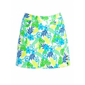 Hearts of Palm Petite Skort 10P Floral Tropical Y2K Side Snap Skirt Shorts